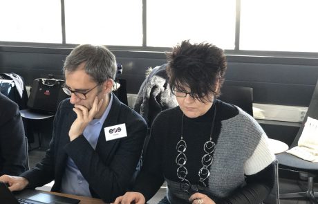 Massimo Rinaldi and Cinzia Iacono of beWarrant at the first technical meeting - Dream project